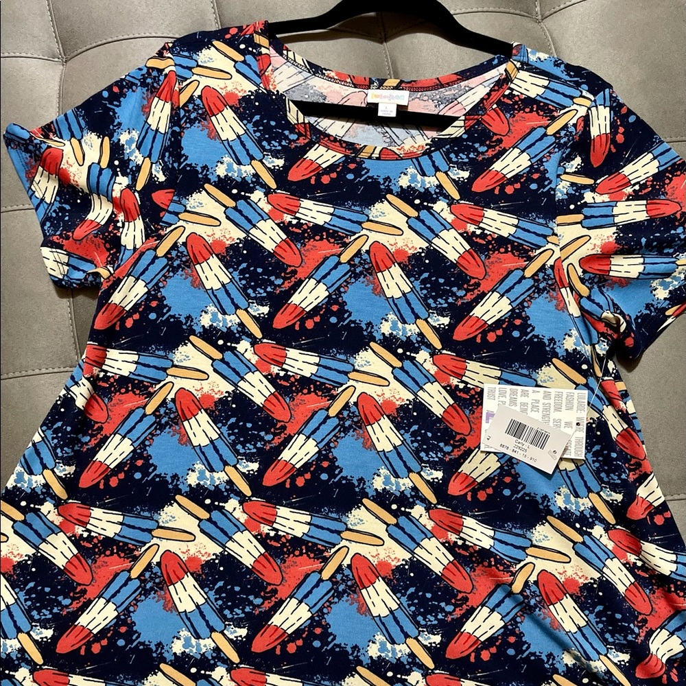 Large LuLaRoe 4th of July Bomb Pop Carly
